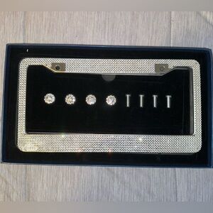 NEW IN BOX Hippo Creation Bling License Plate (2 Piece)